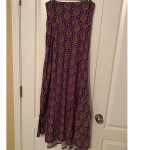 Lularoe Maxi Skirt/Strapless Dress